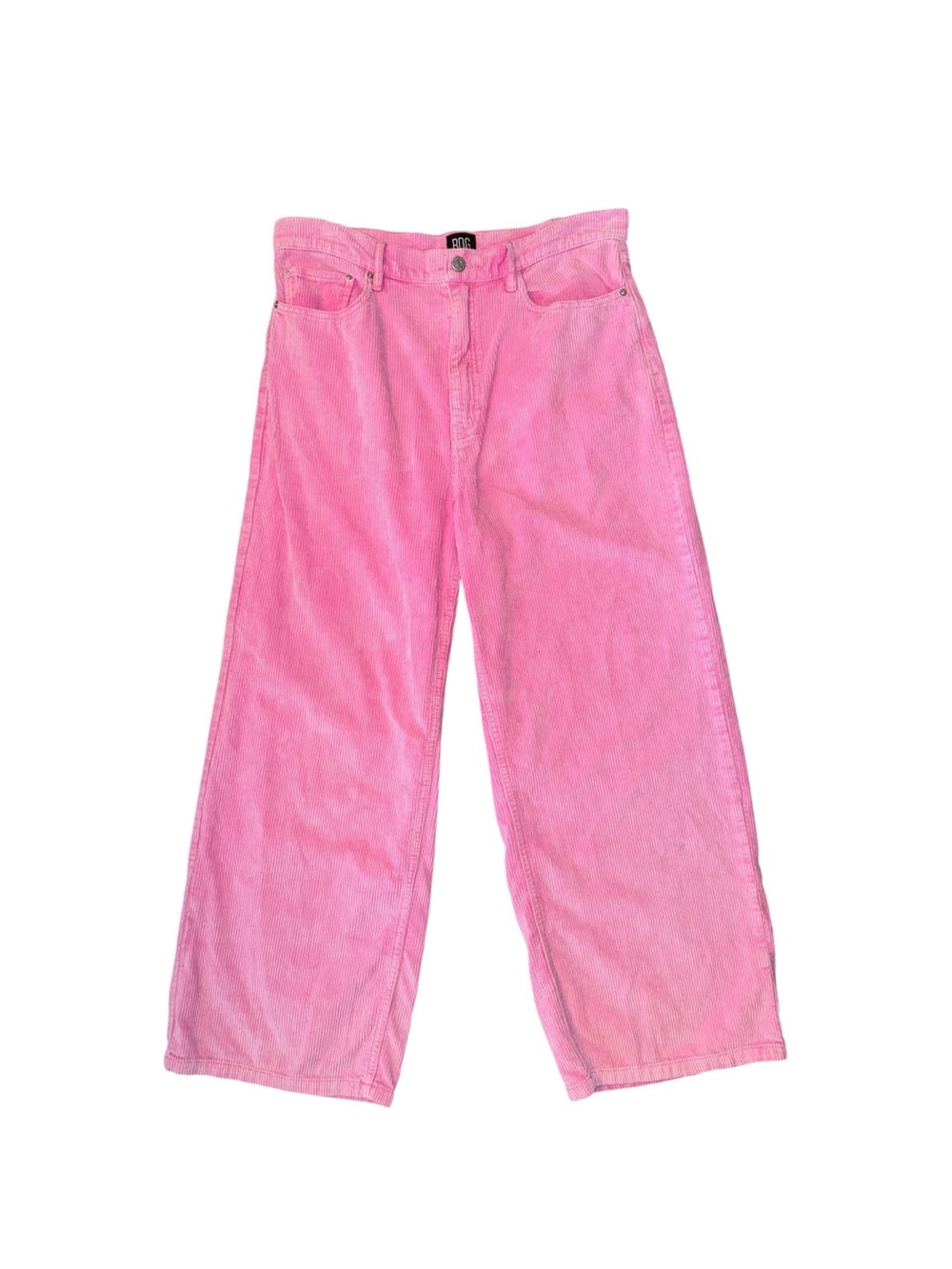 BDG Urban Outfitters Pink Corduroy High Rise Wide Leg Pants - Size 31